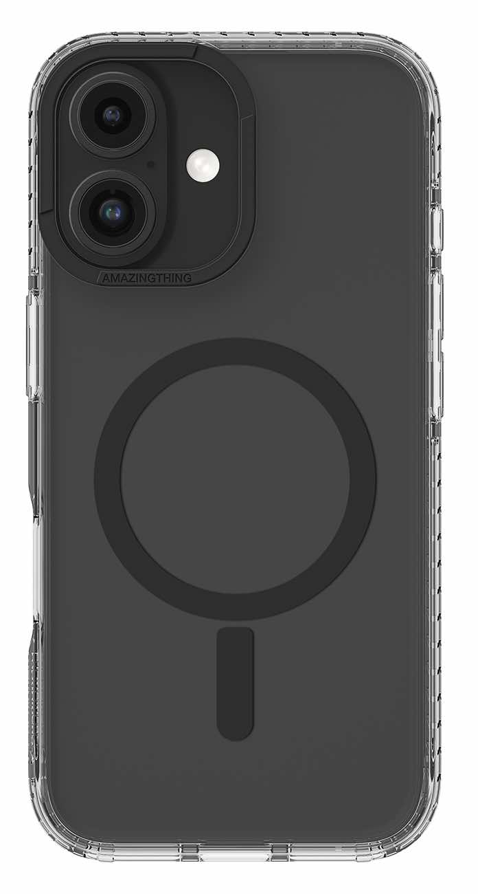 AmazingThing Titan Pro Case for iPhone 16 Plus / Support MagSafe / Drop Resistant / Black