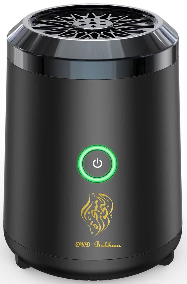 مبخرة الكترونية متنقلة / تعمل بالبطارية / اسود
