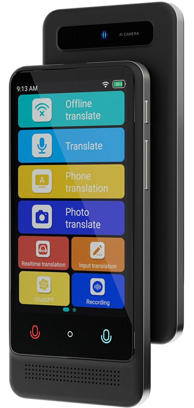 Powerology Portable Smart Translator / Voice & Image Translation 137 languages / Battery operated 