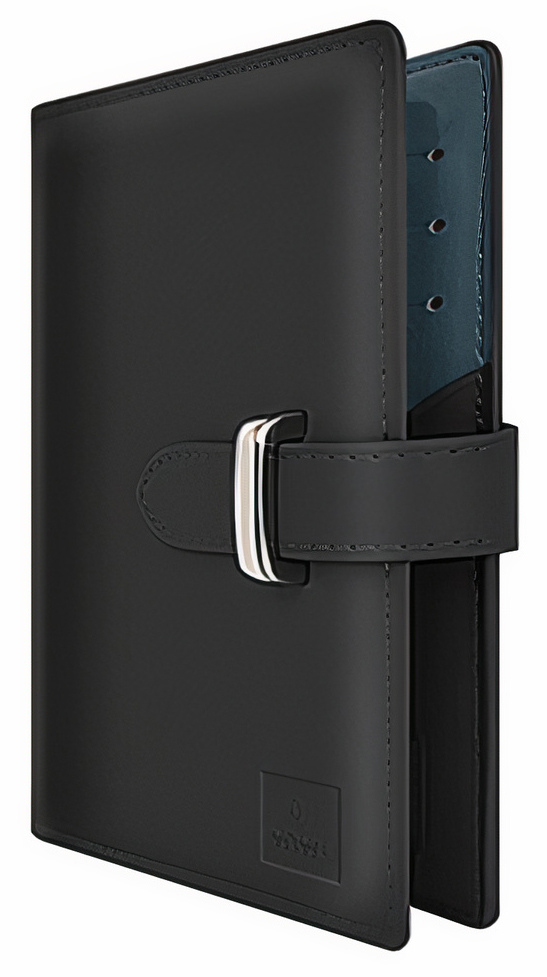 WiWU Ambassador Passport Wallet / RFID Protection Feature / Stylish Design / Black