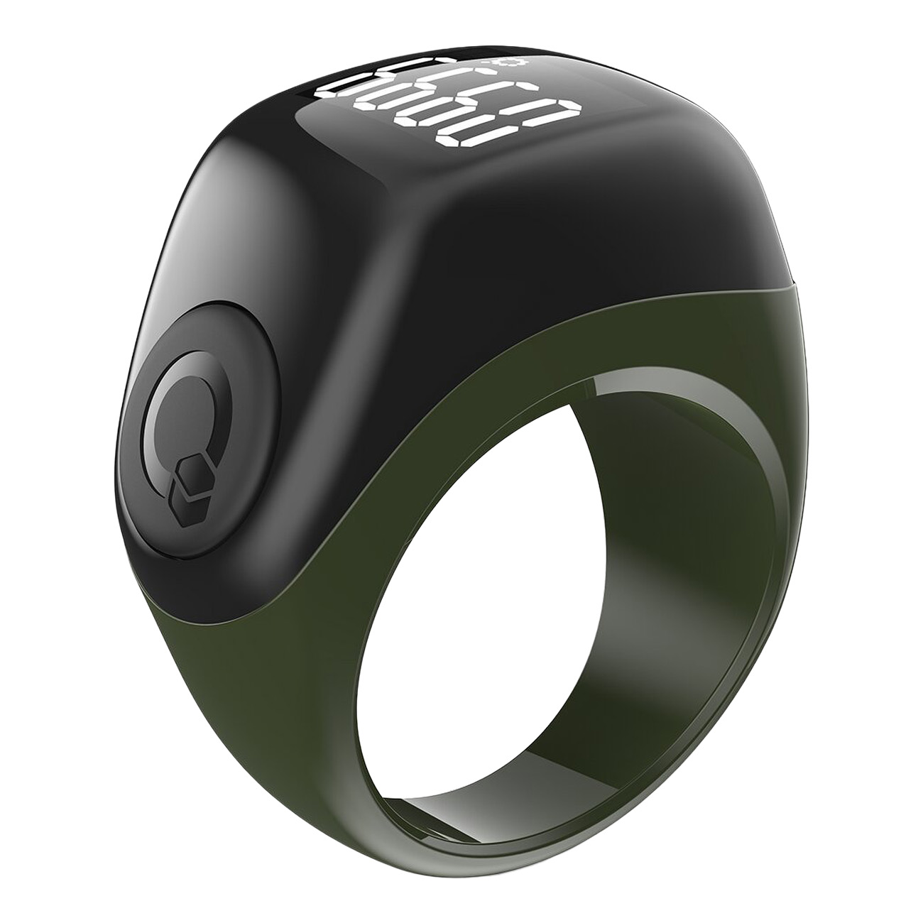 iQibla Jood Lite Zikr Ring / App Control + Prayer Reminder / Supports 3 Sizes / Green