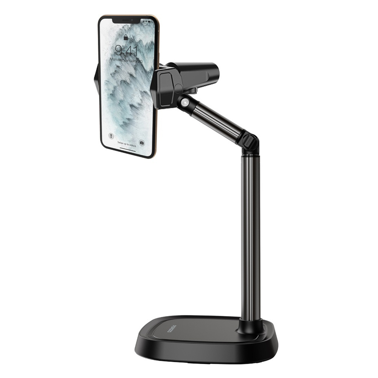 Porodo Desktop Phone Stand / Supports up to 6.7 inches / High Stability / Adjustable Angle