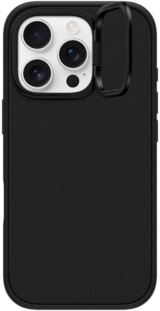 كفر CASETiFY Impact لايفون 16 برو / يدعم MagSafe / ستاند مدمج / اسود