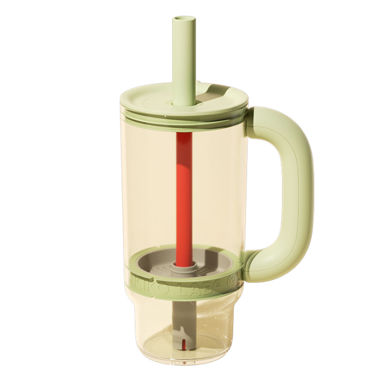 Chako Lab BaBa Bottle / 1180ml / For Hot & Cold Beverages / Green