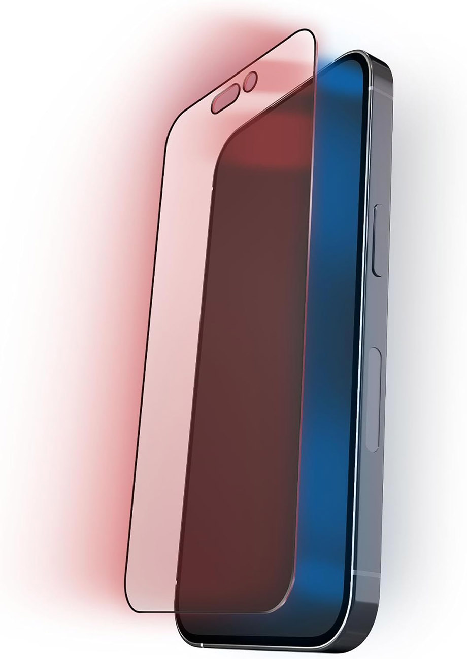 BodyGuardz Protection for iPhone 15 Pro / Turns Blue Light into Red Light