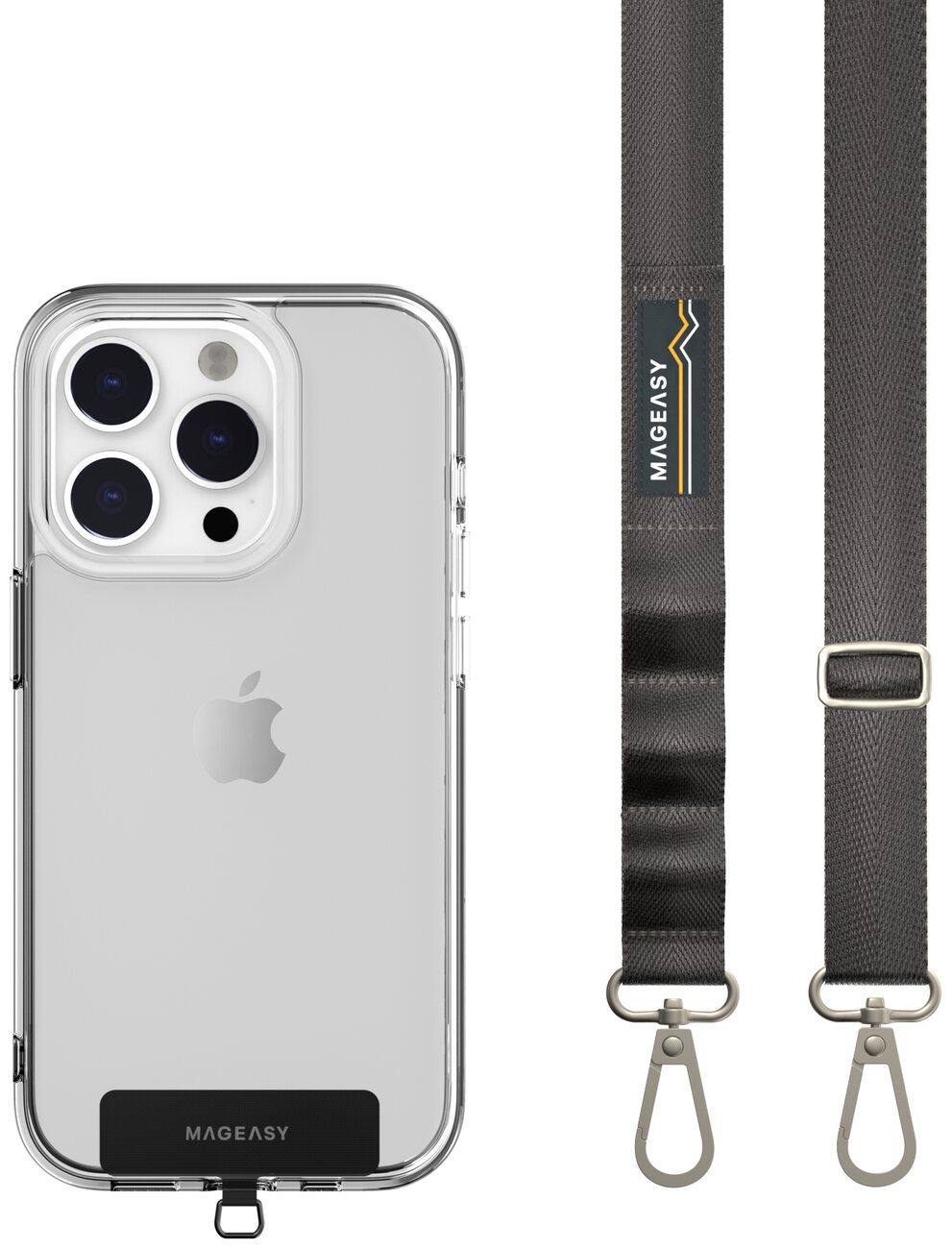 سير علاق من SwitchEasy / يدعم كل الجوالات / طول متغير / رصاصي غامق