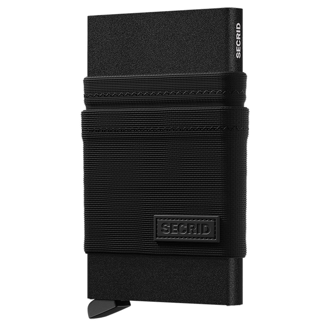 Secrid Flexwallet / RFID Protection / Textile Sleeve for Extra Storage / Black