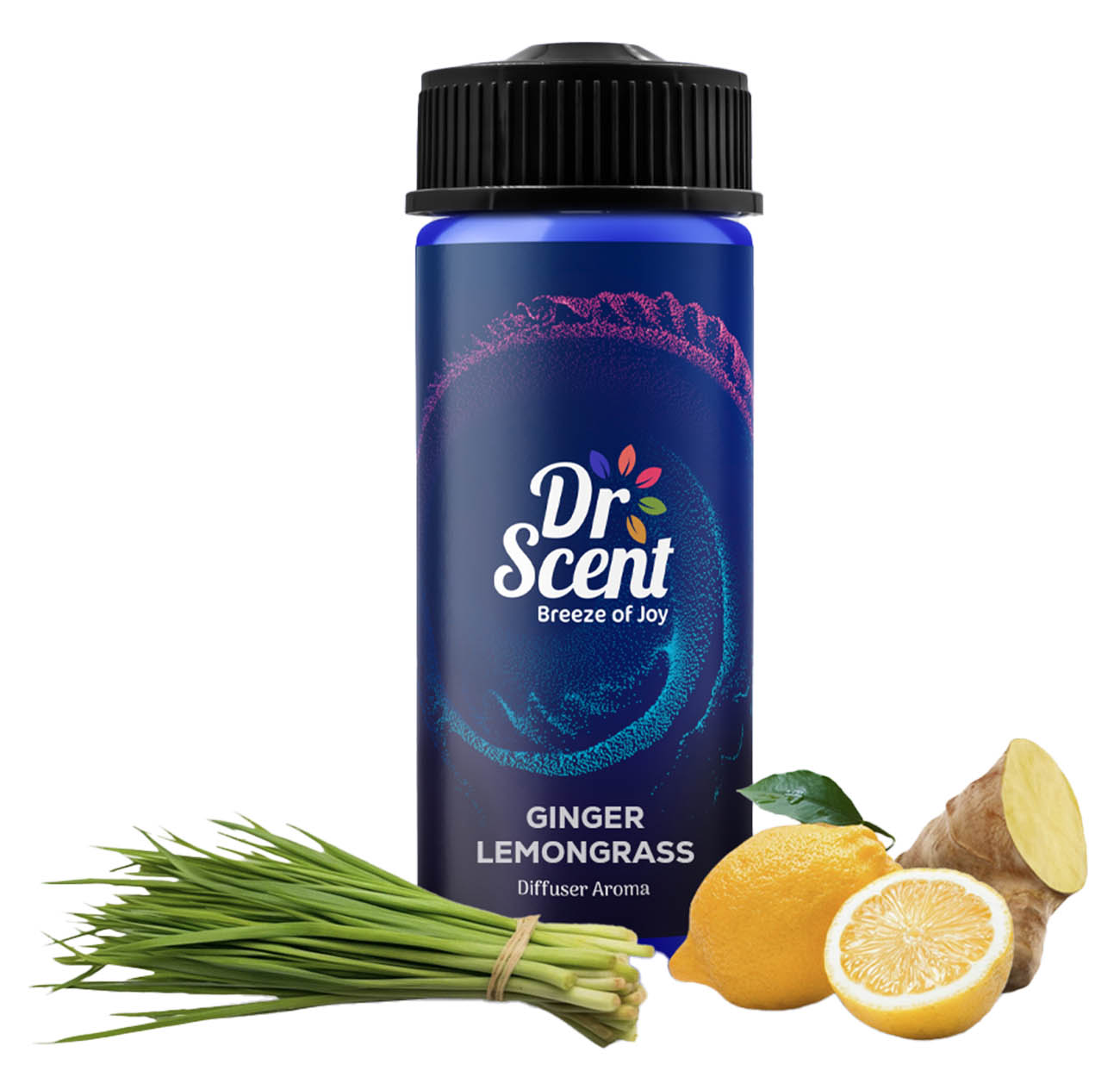علبة معطر Dr Scent سعة 170 مل / Ginger Lemongrass