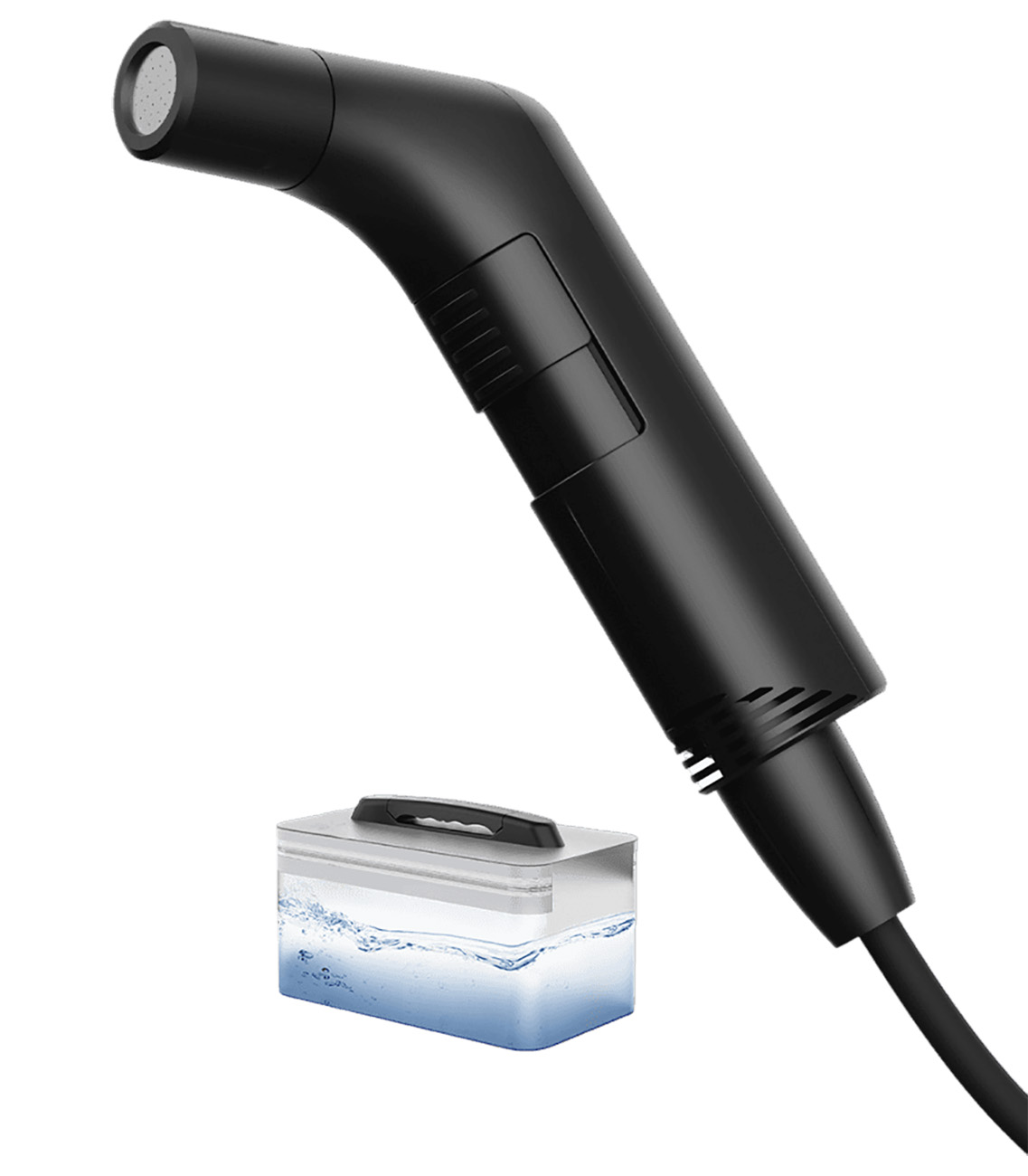 Moxedo Portable Electric Bidet / 2.3L water Tank / Battery Powered / Water Resistant / Black