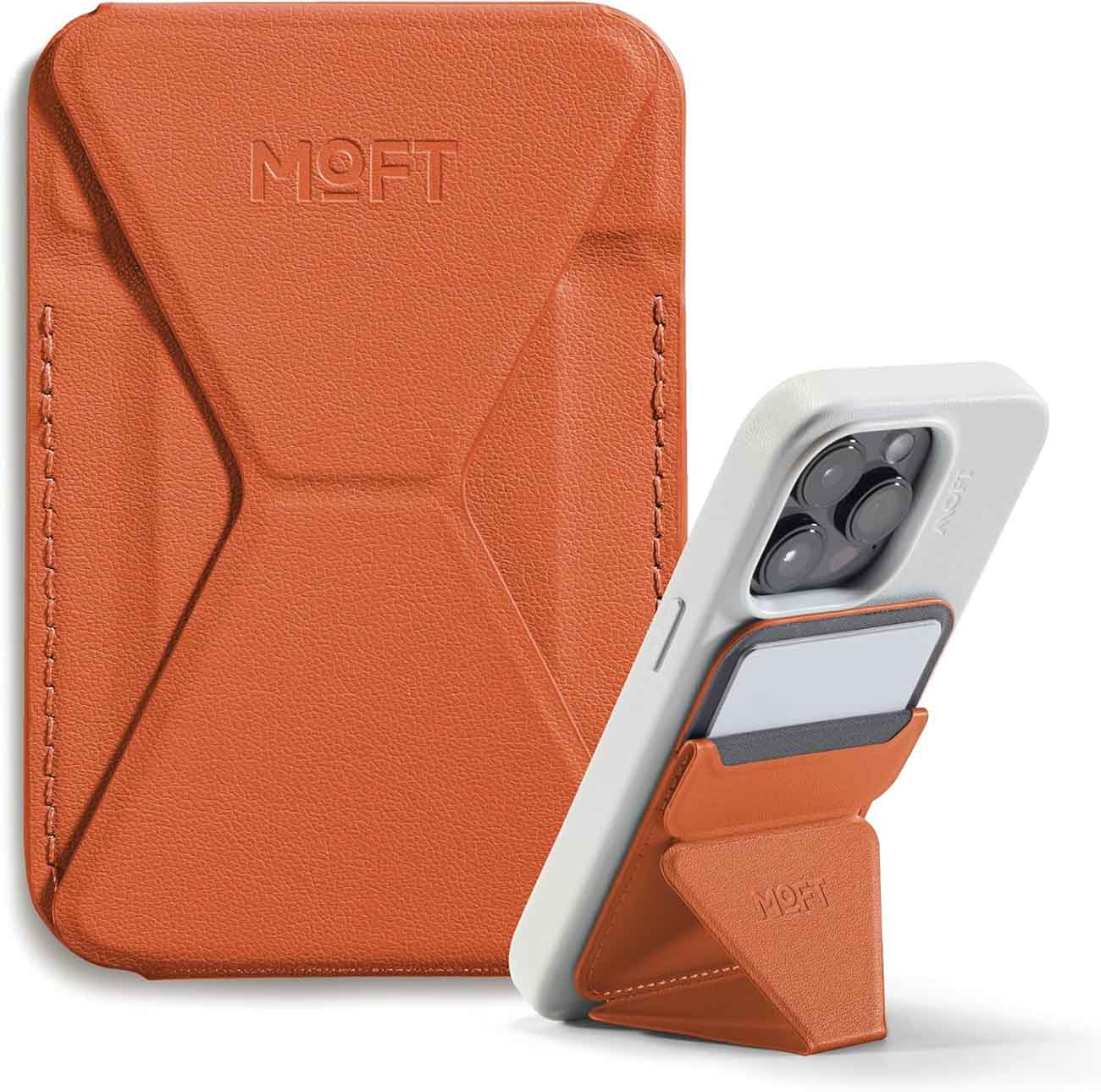 MOFT Magnetic Phone Stand / With Built-in Wallet / Support MagSafe / Sunrise
