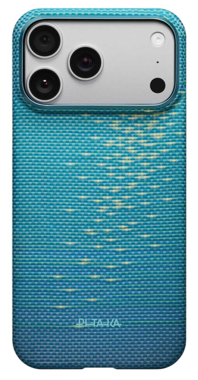 PITAKA Case for iPhone 17 Pro Max / Supports MagSafe / Slim & lightweight / Lucid Blue