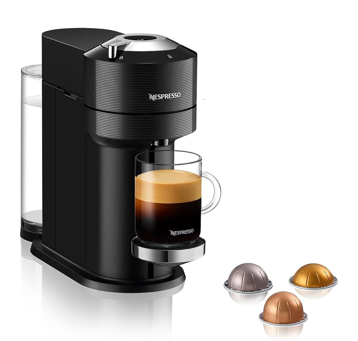 NesPresso Vertuo Next Coffee Machine / 1.1L Capacity / Supports Capsules