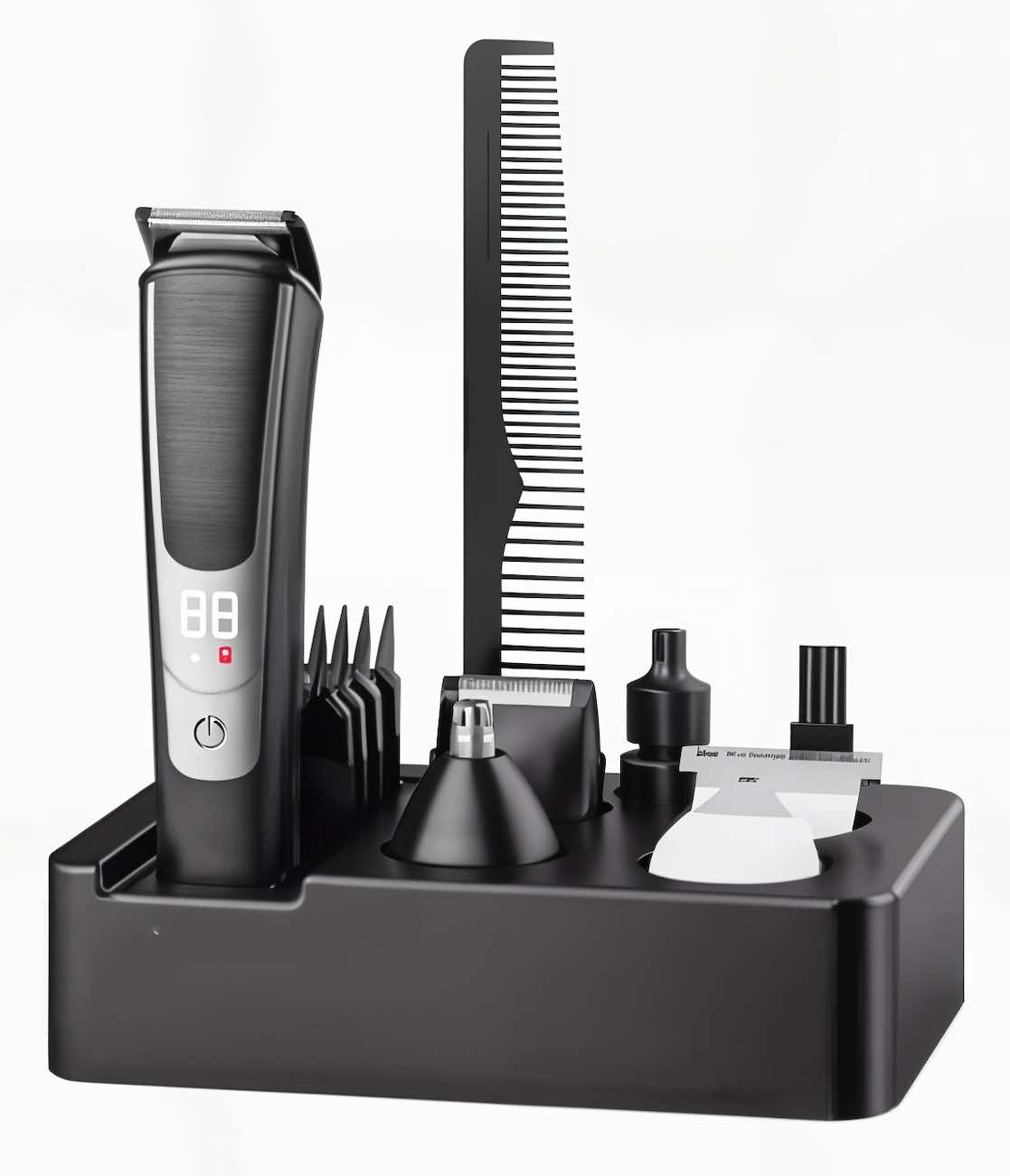 Green Electric Shaver / Comes With a Hair Care Toolkit / Battery Operated