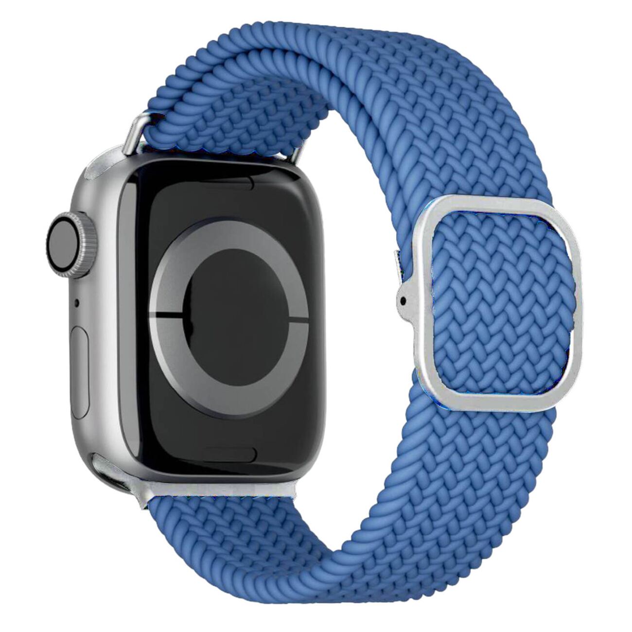 سير Levelo Crisben لساعة ابل / حجم 44 - 45 - 49 / مقاوم للماء / ازرق