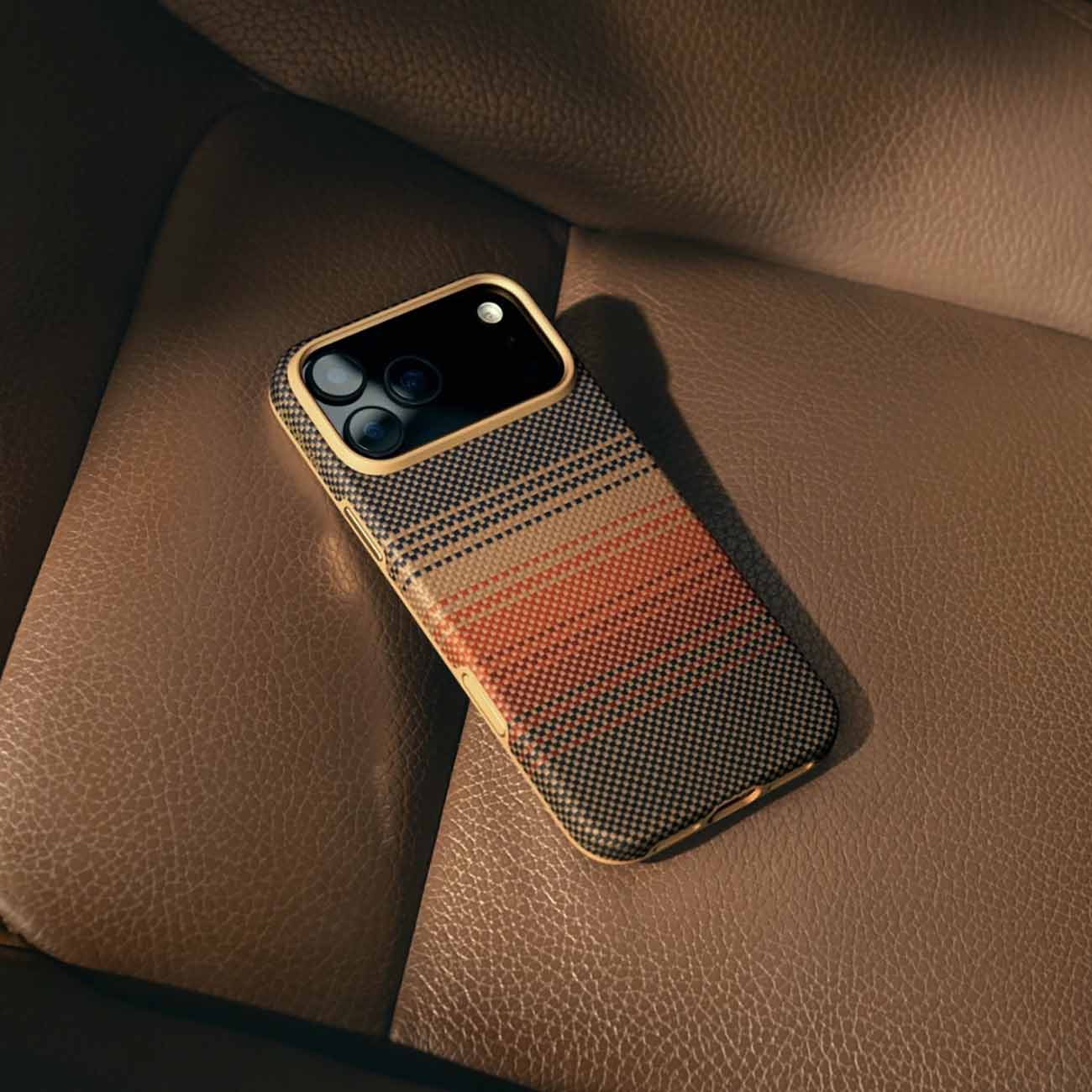 iPhoneアクセサリー iPhone17PROMAX PITAKA UltraGuard Case Pitaka Aramid UltraGuard Case for iPhone 17 Pro Max (Sunset)