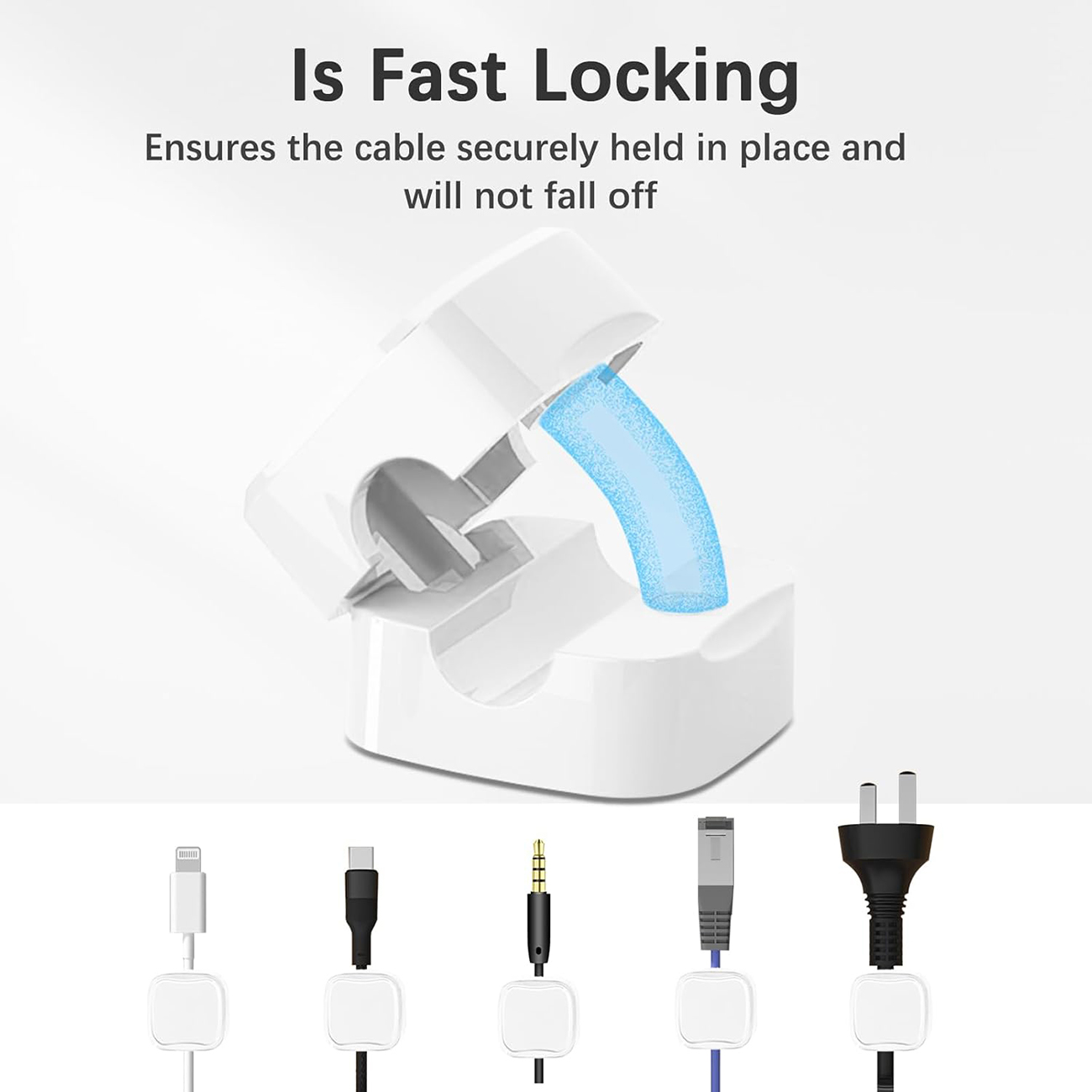 Magnetic Cable Organizer / Simple & Practical Design / Pack of 6 ...