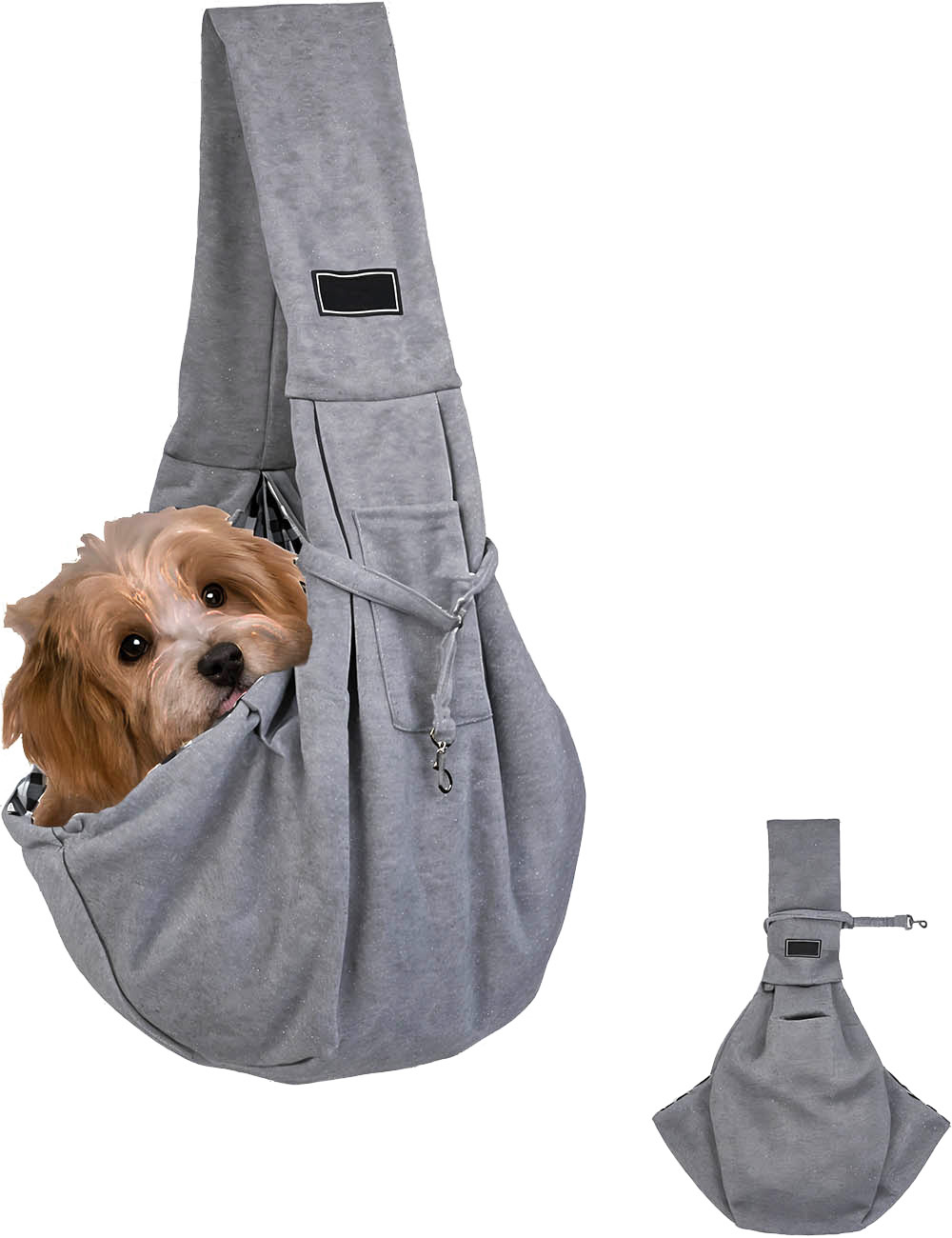 Pet Sling Bag / Stylish & Practical / Grey