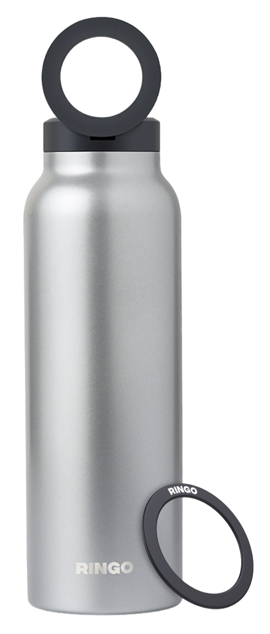 Ringo Bottle with Phone Stand / 946ml Capacity / Keeps Drinks Hot & Cold / Stainless Steel