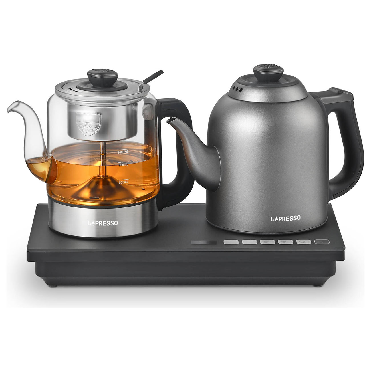 LePresso Tea Brewer & Water Boiler / 1200ml Capacity / Temperature Control / Interactive Panel