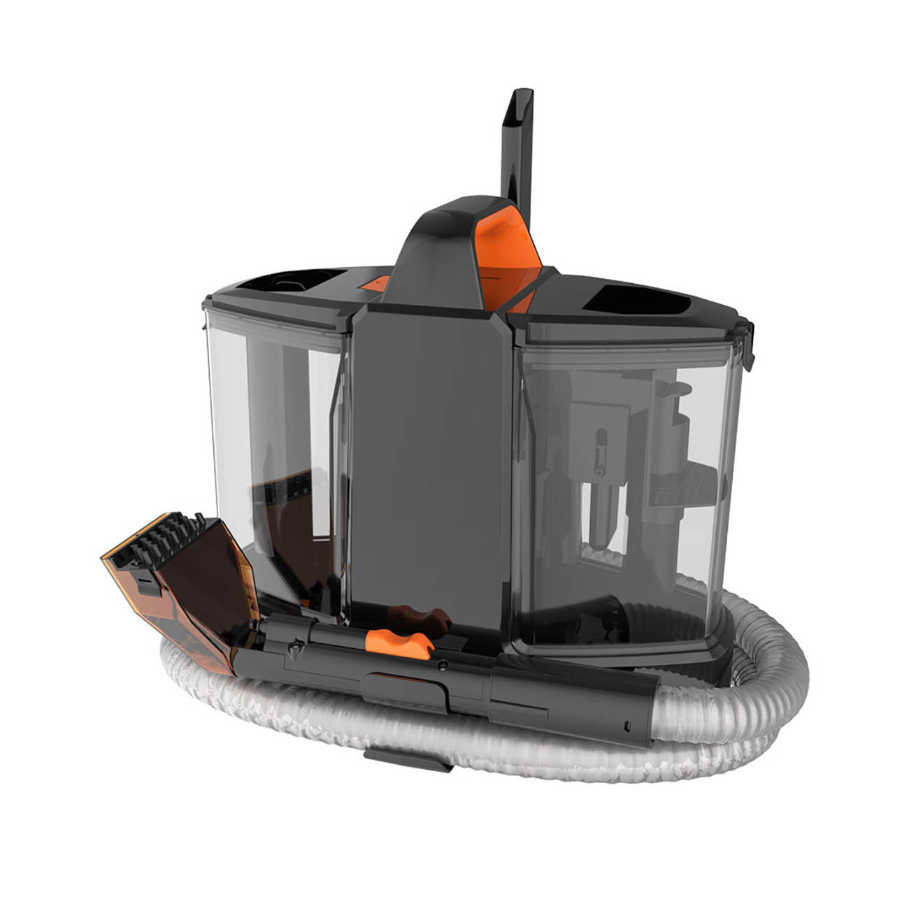 جهاز لتنظيف السجاد من بورودو / سعة الخزان 1350 مل / قوة 500 واط / تصميم مزدوج