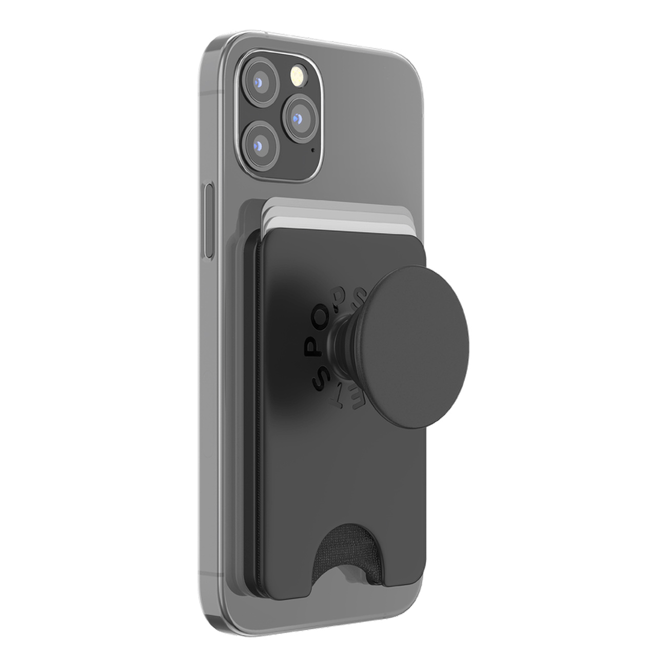 PopWallet+ Per MagSafe – Portacarte Con Anello Adattatore Incluso, Top Intercambiabile, Per Smartphone E Custodie, Colore Clay