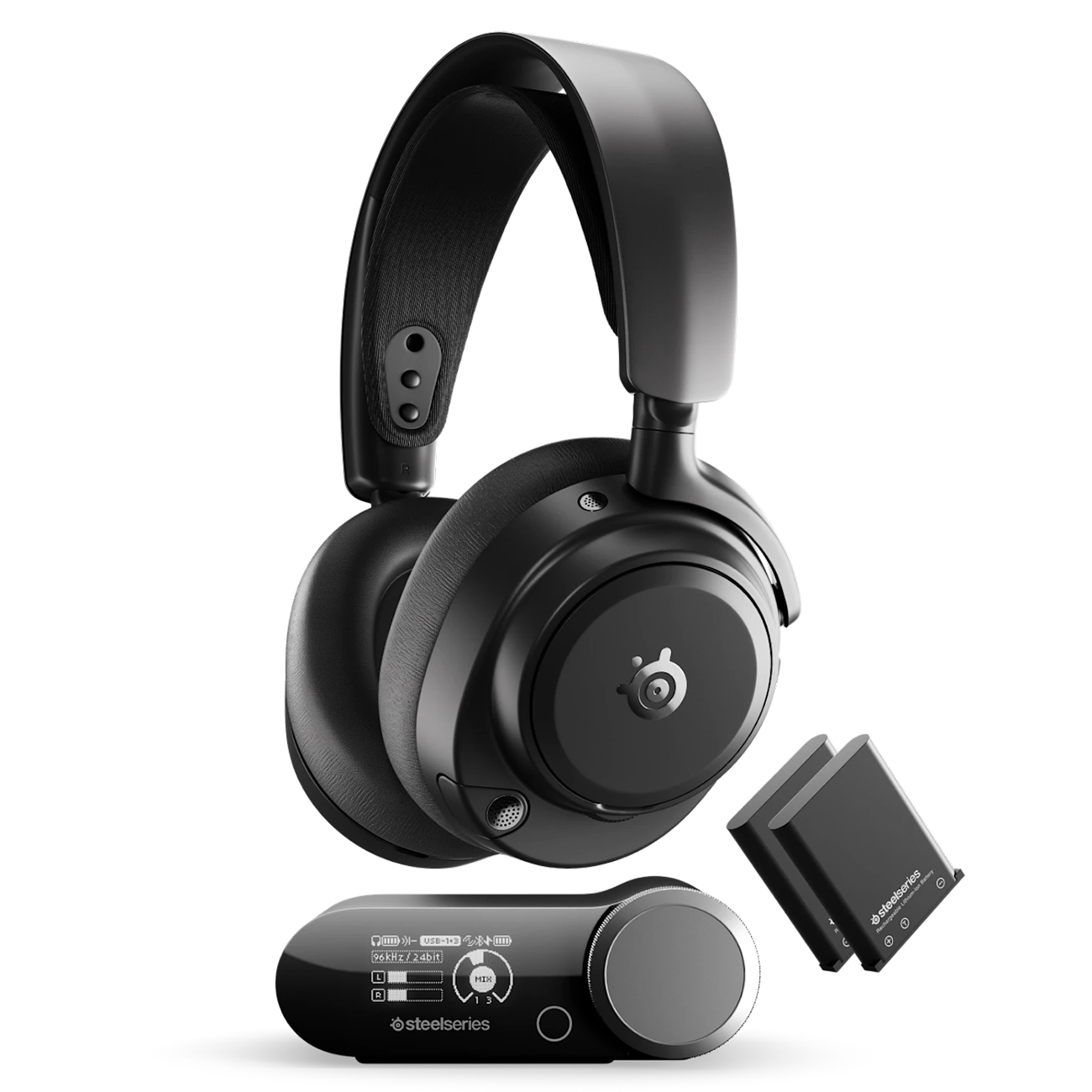 SteelSeries Arctis Nova Pro Omni Headset / Wireless / With Control Device / Noise Cancelling / Black