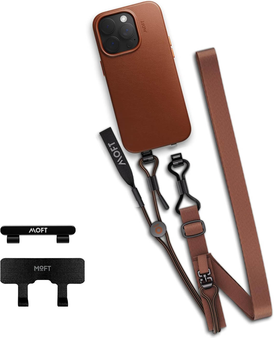 سير علاق من موفت / طول متغير حتى 150 سم / يدعم اغلب الكفرات / لون Sienna Brown 