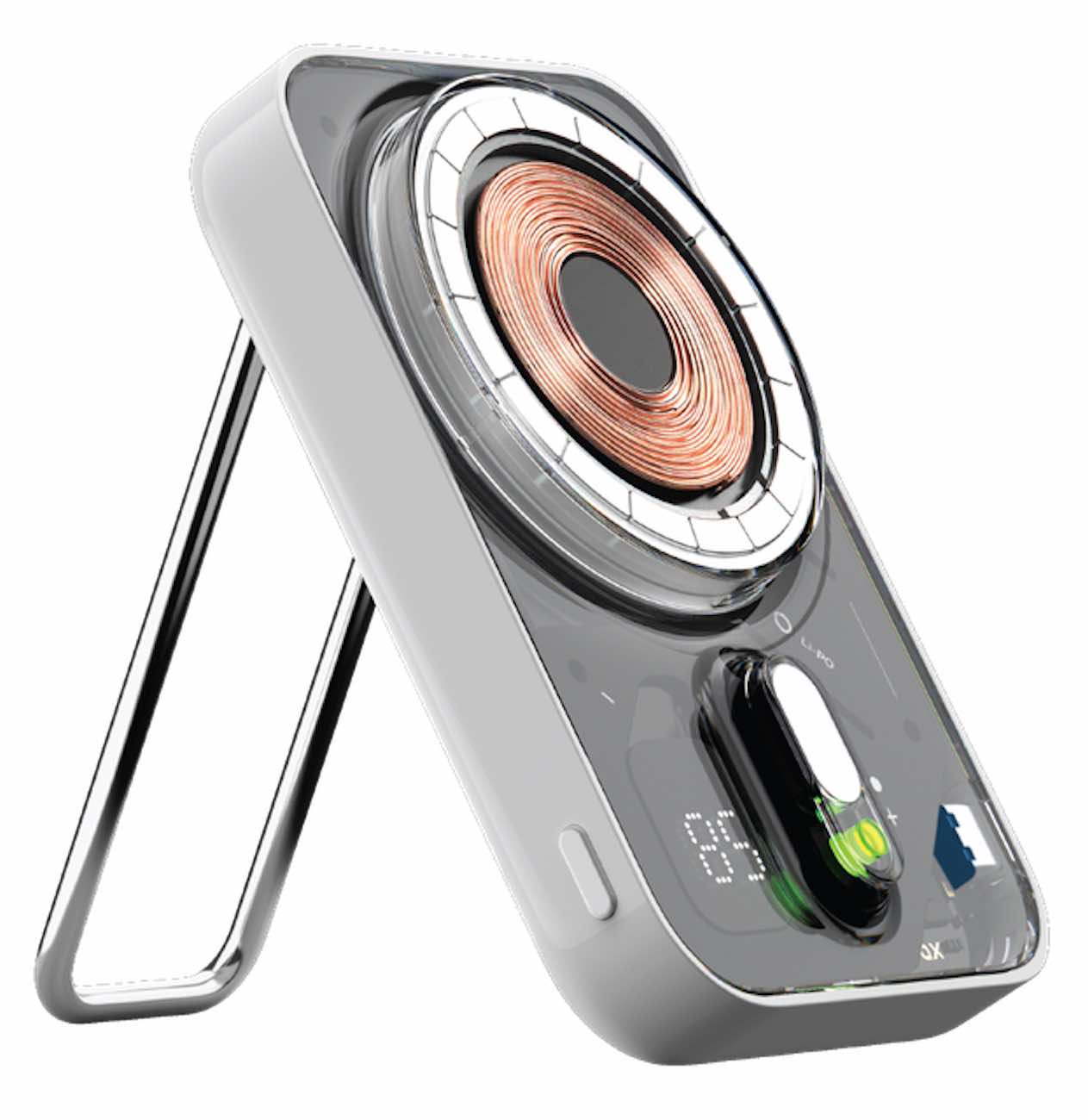 Momax Power Flow Magnetic Power Bank / Supports MagSafe / Built-in stand / 10000 mAh