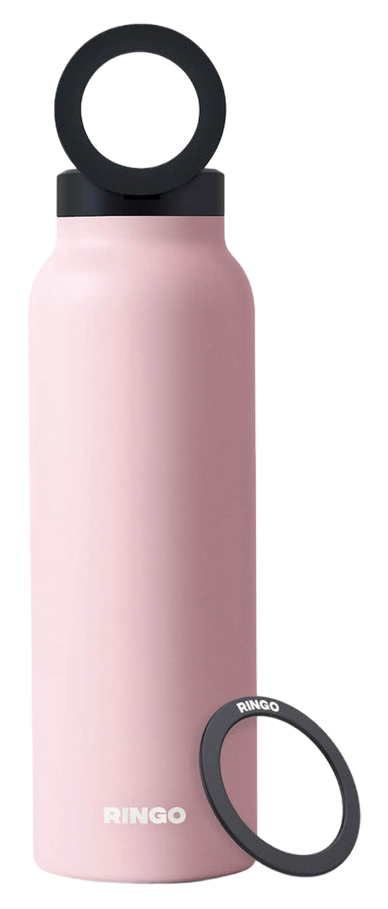 Ringo Bottle with Phone Stand / 946ml Capacity / Keeps Drinks Hot & Cold / Pink