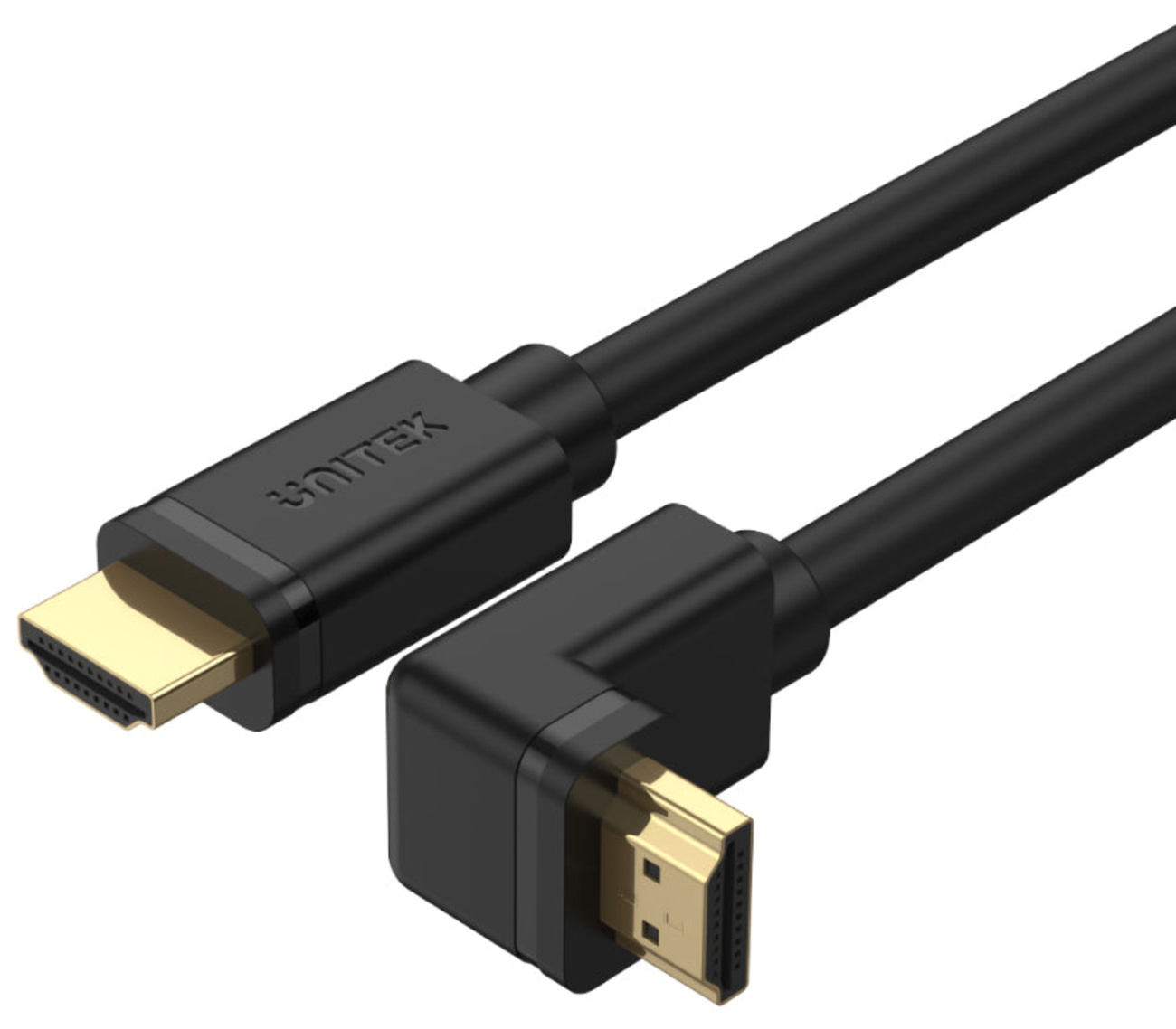 واير Unitek نوع HDMI الى HDMI / المدخل الثاني بالطول + مقلوب / دقة 4K / طول 3 متر