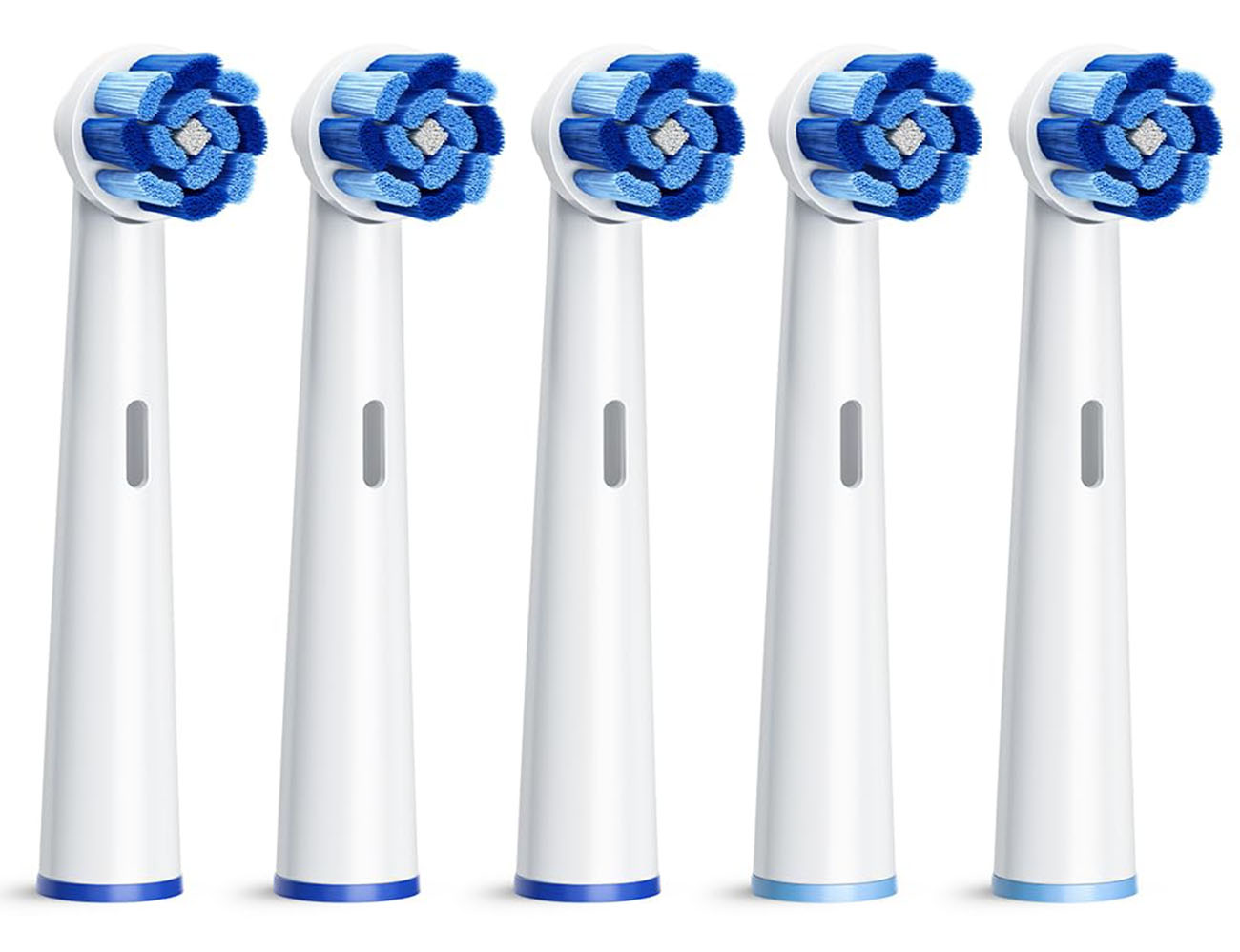 Replacement Brush Heads for Bitvae R2 Electric Toothbrush / 5 Pieces / White