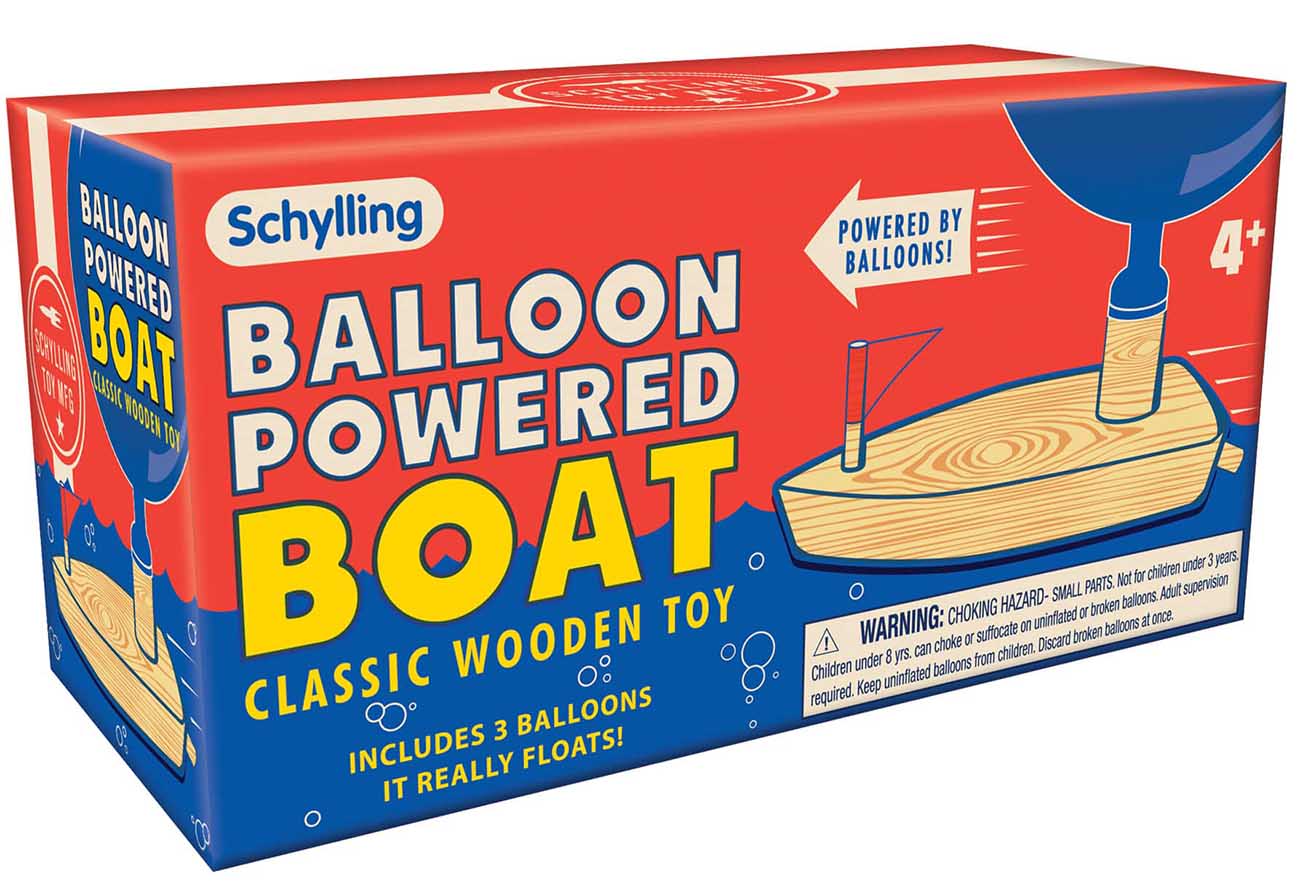 Kids Boat & Balloon Game / Encourages Outdoor Play & Fun