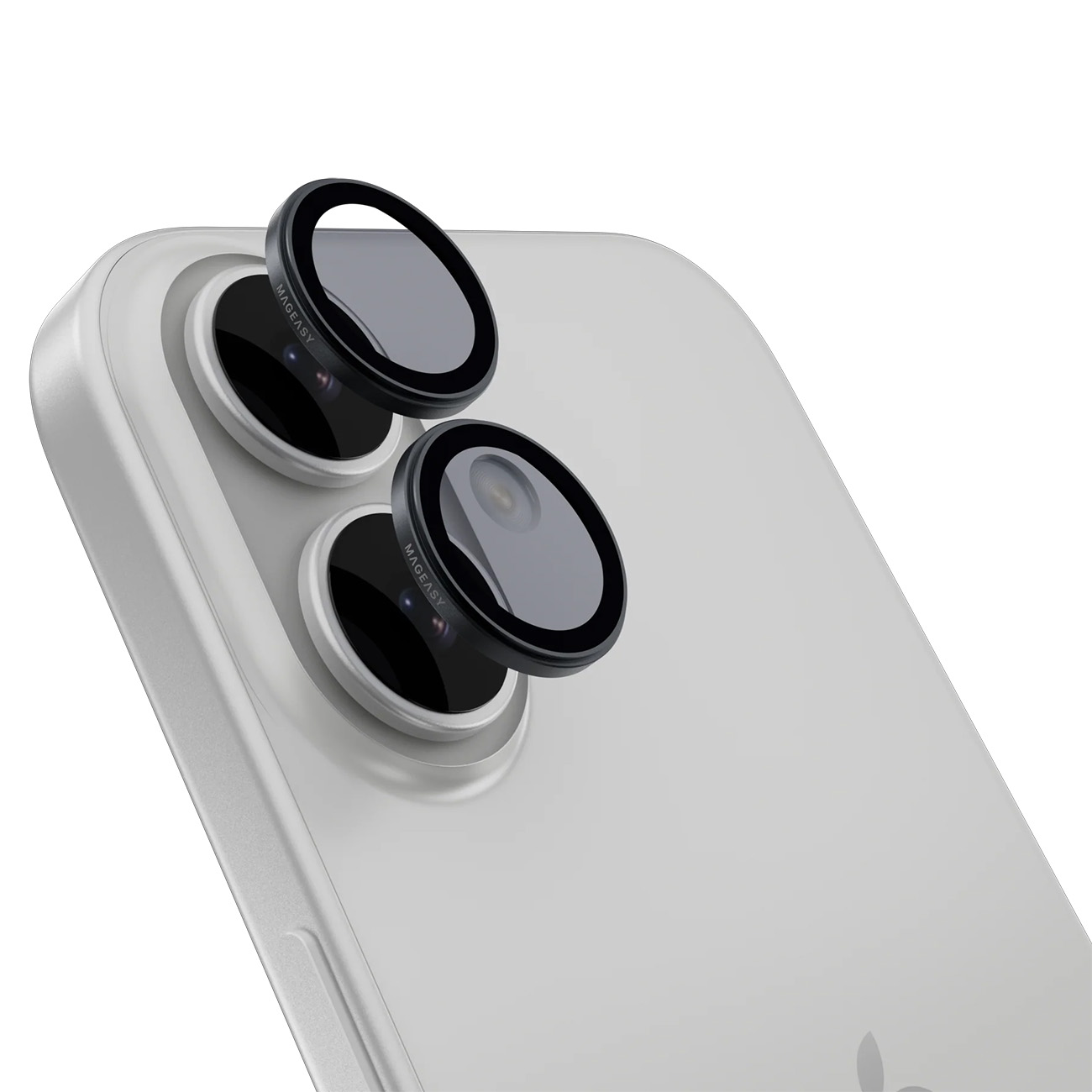 عدسات MagEasy Lenz لحماية الكاميرا / تدعم ايفون 17 / لون Smoky Blue