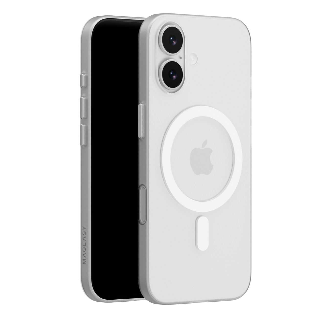 MagEasy Lyte Case for iPhone 17 / Ultra-Slim / Supports MagSafe / Translucent Clear