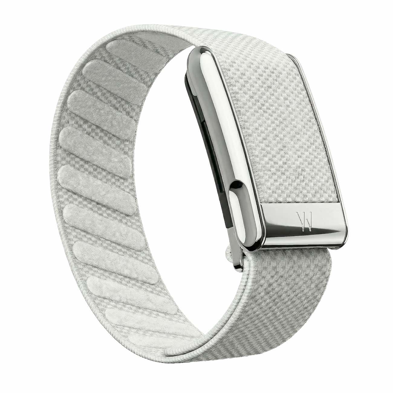 سير Dash يدعم Whoop 5 MG / ابيض مع اطار فضي لامع