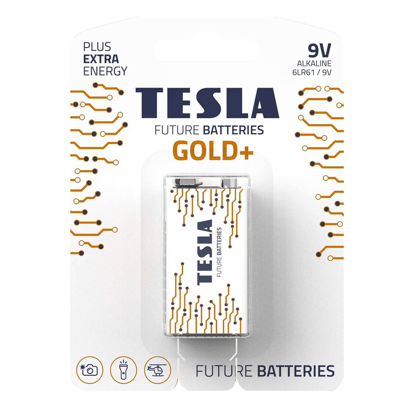 بطاريات TESLA Gold بلس نوع 9V