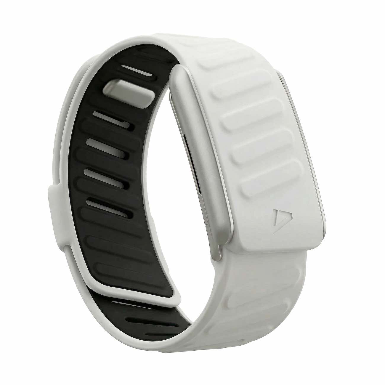 Dash Strap For Whoop 5 / Soft Silicone / Grey with Matte Silver Frame