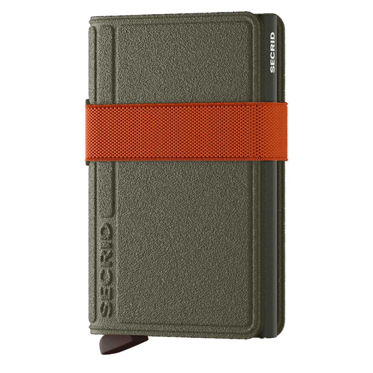 Secrid Bandwallet Liba / Holds up to 12 Cards / RFID Protection / Green & Orange
