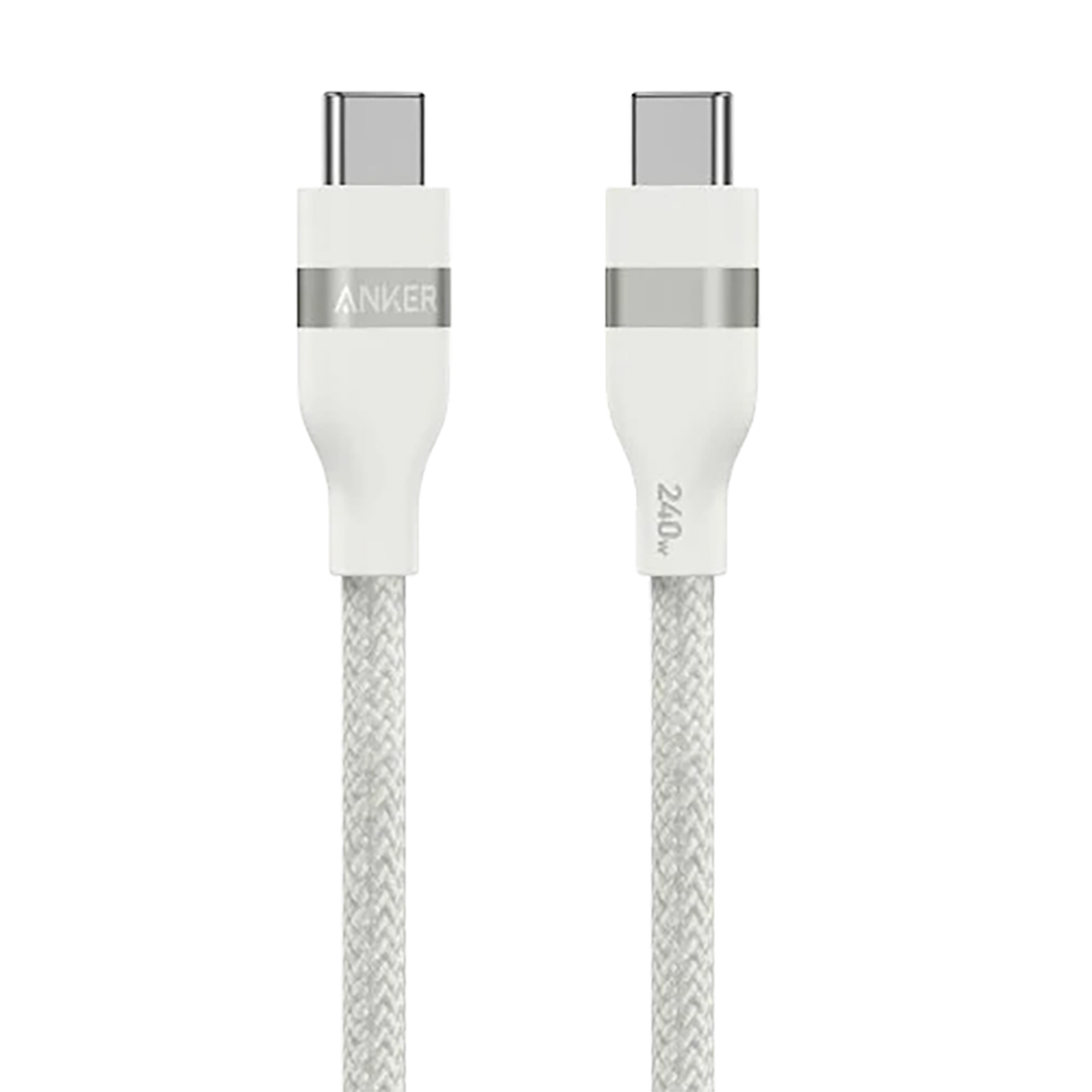 Anker Type-C To Type-C Cable / Durable Design / 0.9m Length / 240W Power / White
