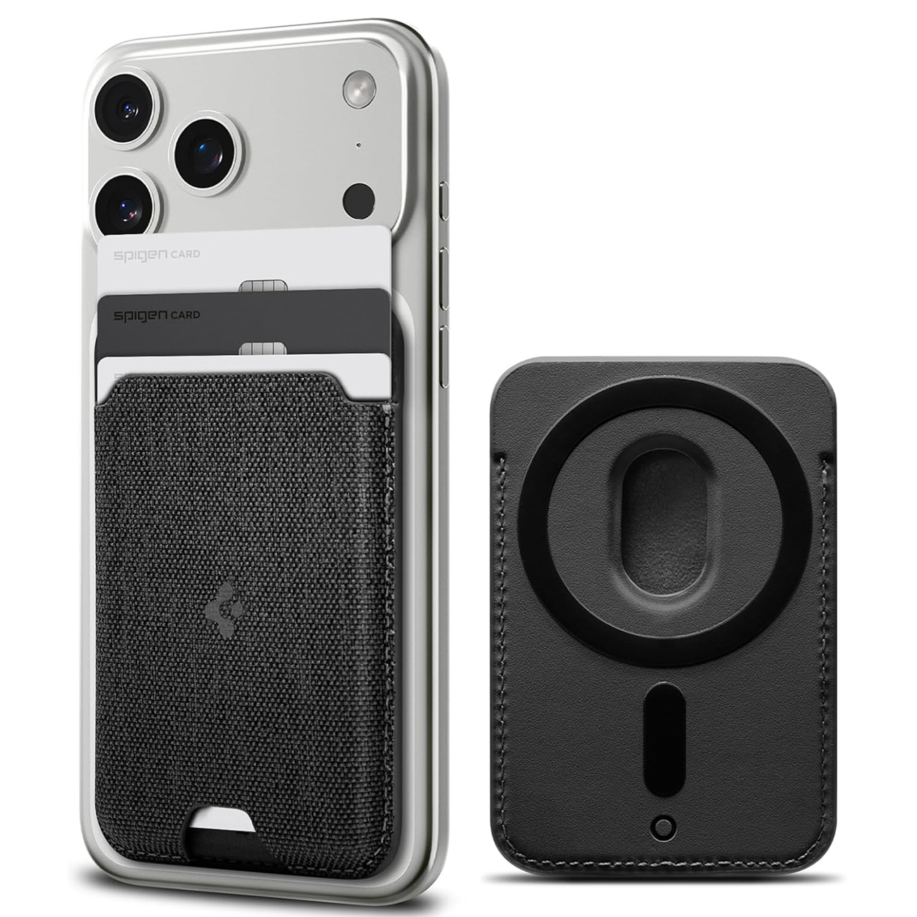 Spigen Urban Fit Wallet / MagSafe Compatible / Holds Up to 3 Cards