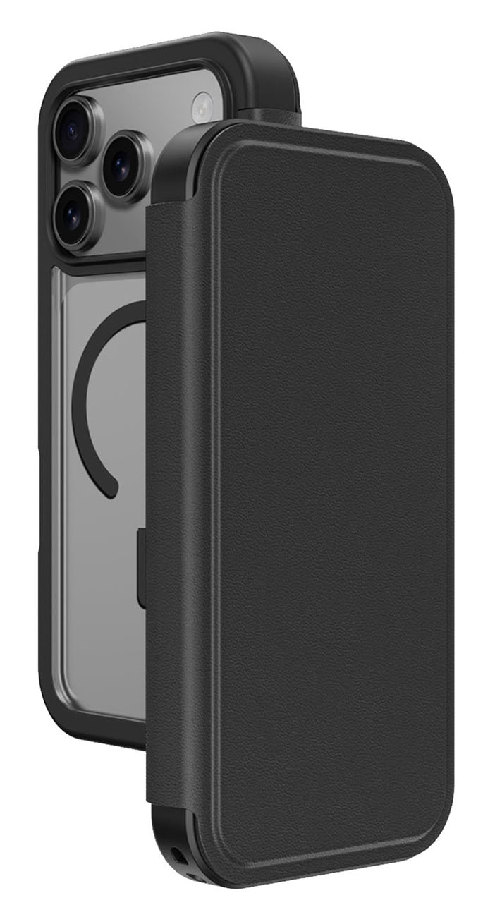 AmazingThing Glamour Case for iPhone 17 Pro / Magnetic Phone Cover / Drop-Resistant / Black