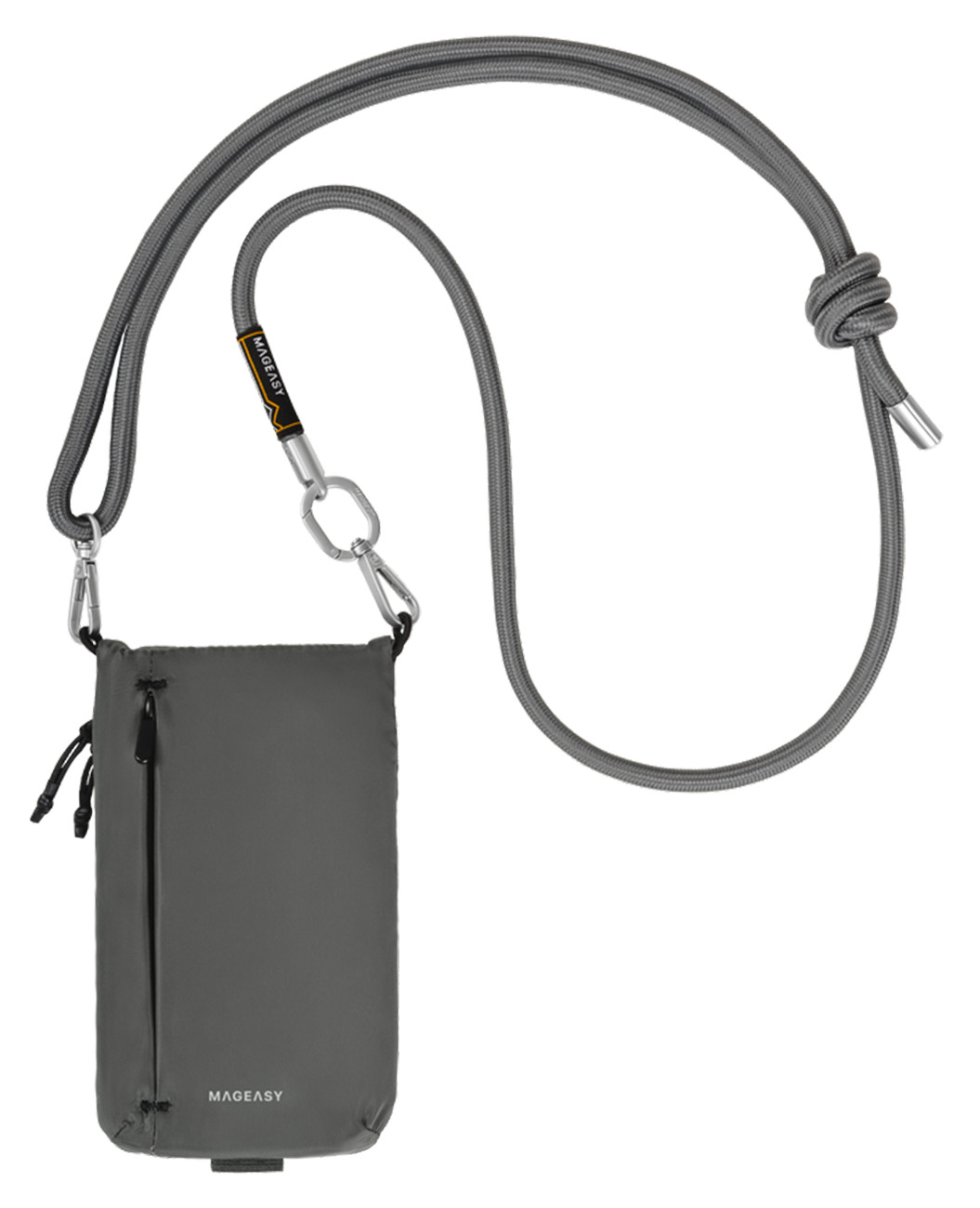 MagEasy Phone Crossbody Bag / Foldable / Dark Grey