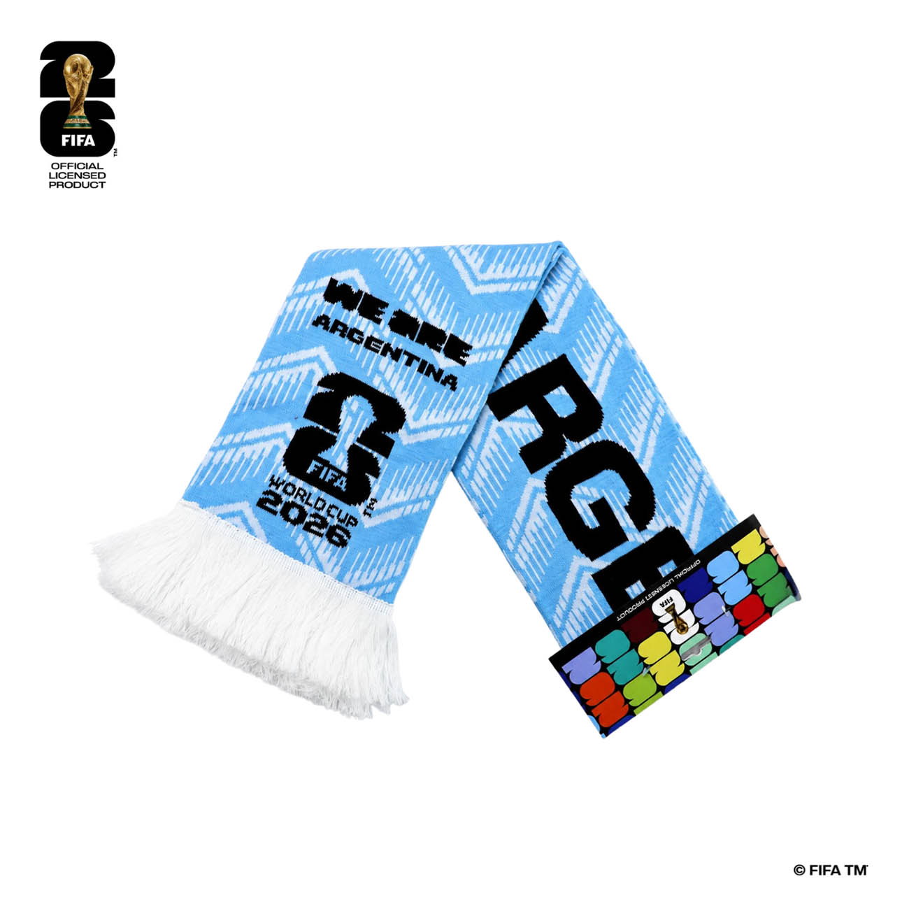 FIFA World Cup 26 アルゼンチン タオルマフラー FIFA World Cup 2026 Argentina Scarf / Official Licensed Product in