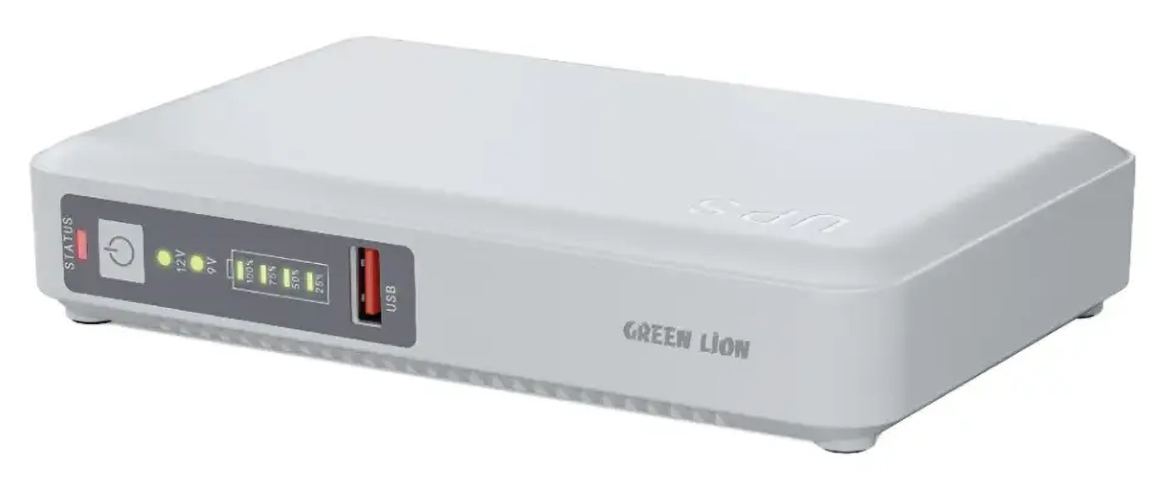 Green Lion Mini DC UPS 10000mAh - White