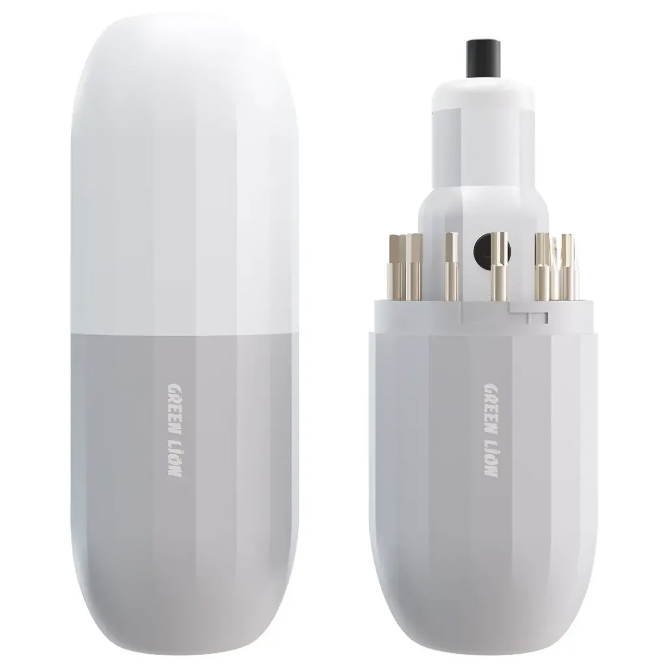 مفك لاسلكي من جرين / مع 12 رأس / يعمل بالبطارية / اضاءة LED / عزم 3.5Nm