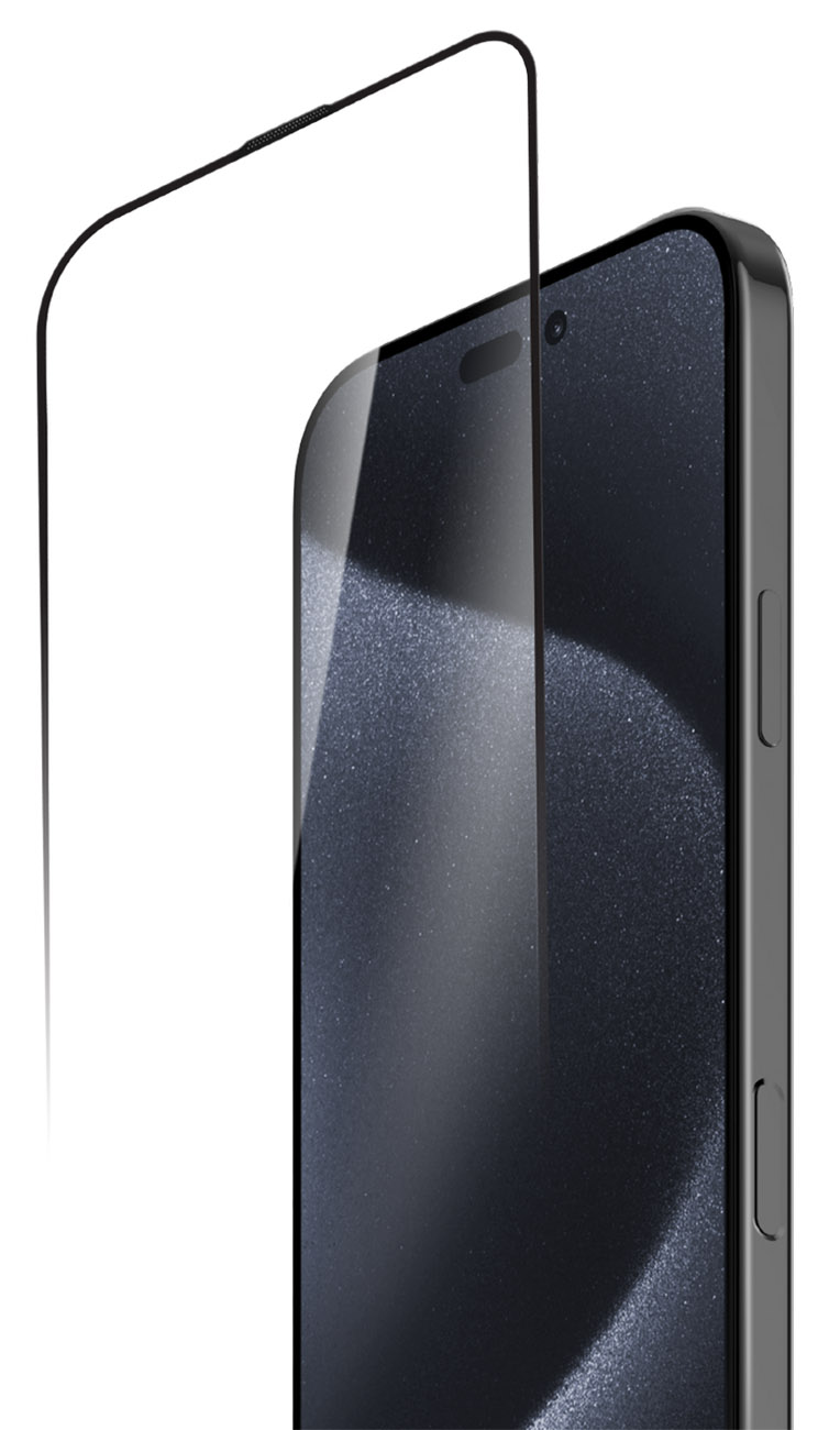 Momax Screen Protector for iPhone 16 Plus / Slim Design / 9H Hardness / Clear Glass