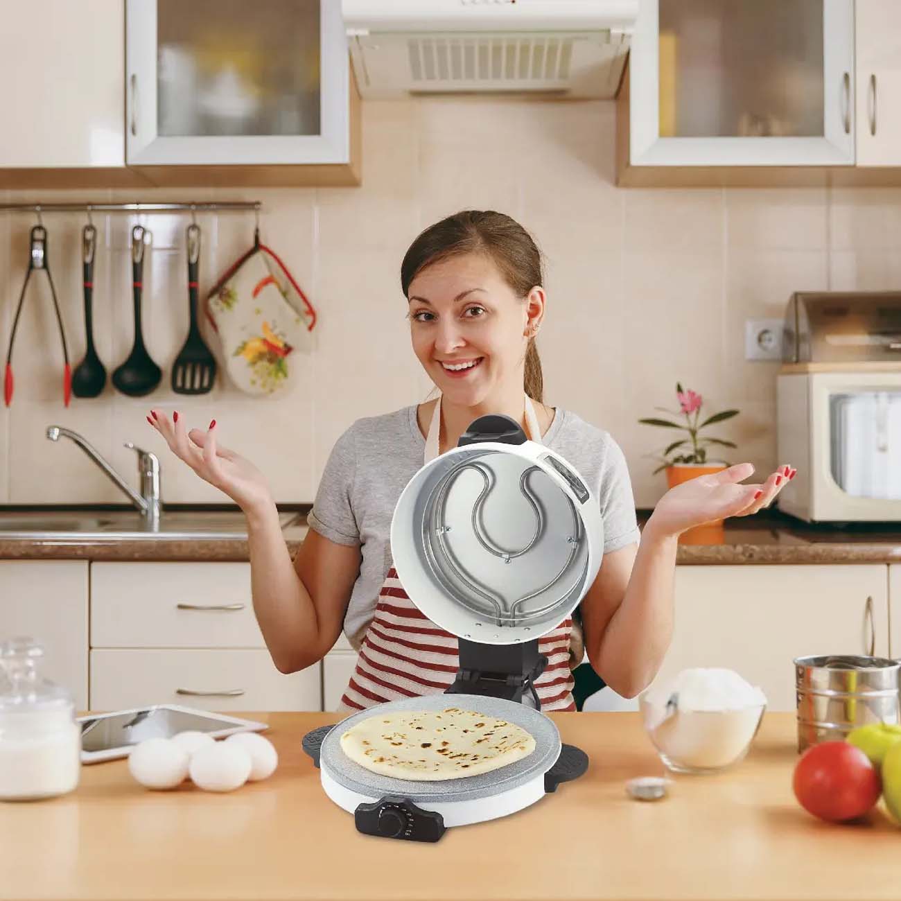 Green Electric Bread Maker / 2100W Power / With LCD Screen / Multiple ...