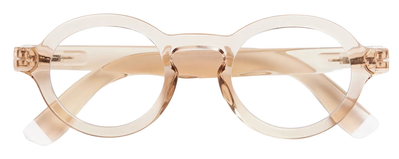 Barner Charles Glossy Glasses / Protects Eyes from Harmful Screen Rays / Pink Quartz