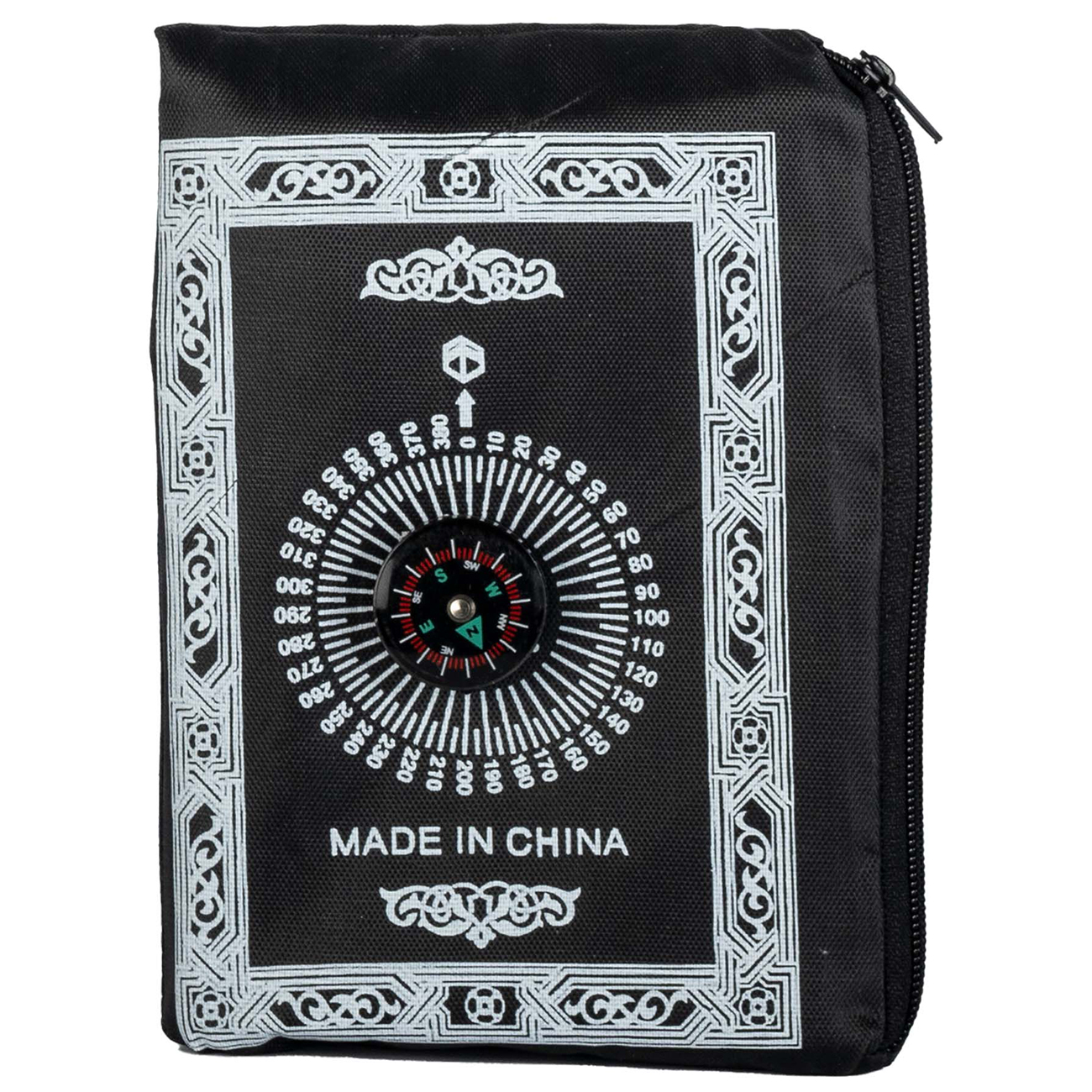 Prayer Mat / Foldable / Water-Resistant / With Storage Bag / Black