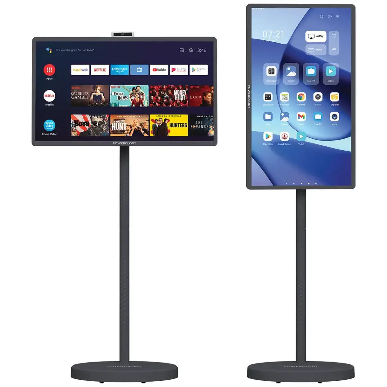 Powerology Banf Tablet with Stand / Size 32 inch / Battery-Powered / Rotatable